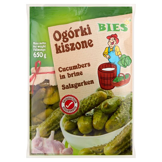 Bies Ogórki kiszone 650 g