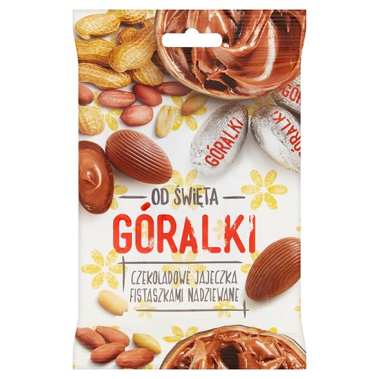 Góralki Czekoladowe jajeczka fistaszkami nadziewane 100 g