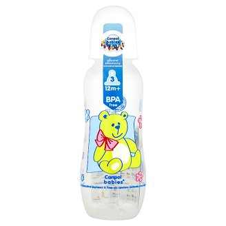 Canpol Babies Butelka dekorowana 12 m+ 330 ml