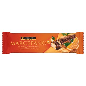 Ryelands Chocolates Marcepano Baton ze skórką pomarańczową w czekoladzie mlecznej 90 g