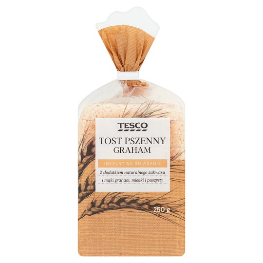 Tesco Tost pszenny graham 250 g