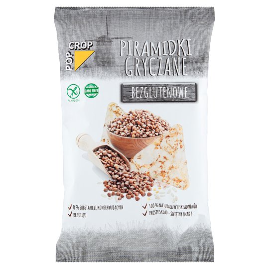 Pop Crop Piramidki gryczane bezglutenowe 80 g Tesco Ezakupy