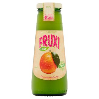 Fruxi Fresh 100% sok tłoczony ze świeżych owoców pomarańcza 250 ml