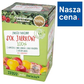 Tesco Sok jabłkowy 100% 3 l