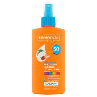 Bielenda Bikini Kokosowe mleczko do opalania SPF 50 150 ml
