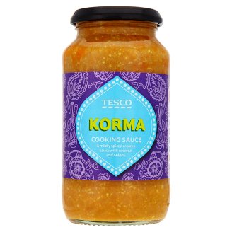 Tesco Sos curry z kokosem i cebulą suszoną łagodny 500 g