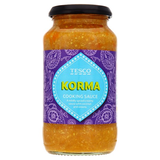 Tesco Sos curry z kokosem i cebulą suszoną łagodny 500 g