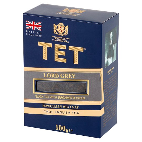 TET Lord Grey Herbata czarna liściasta 100 g