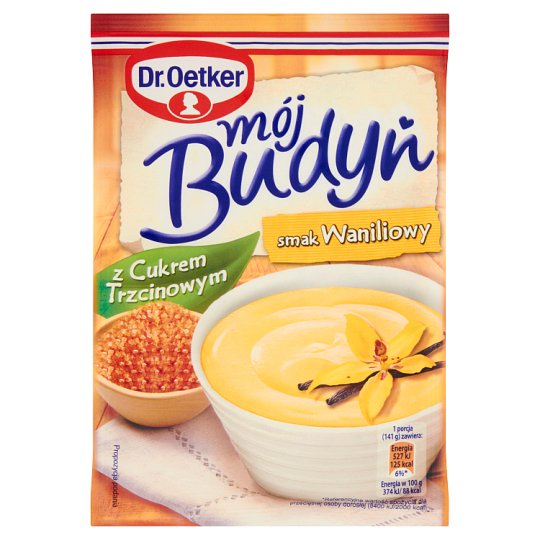 Dr. Oetker Mój budyń z cukrem trzcinowym smak waniliowy 65 g