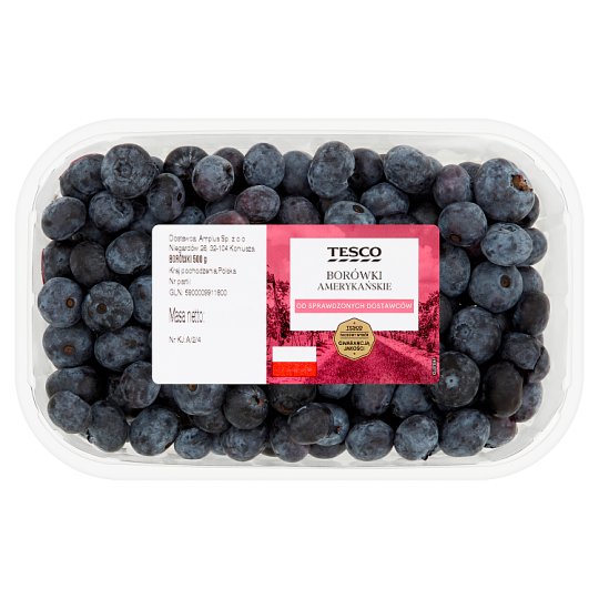 Tesco Borówki amerykańskie 500 g