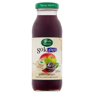 Ogrody Natury Sok 100% jabłko i aronia 225 ml