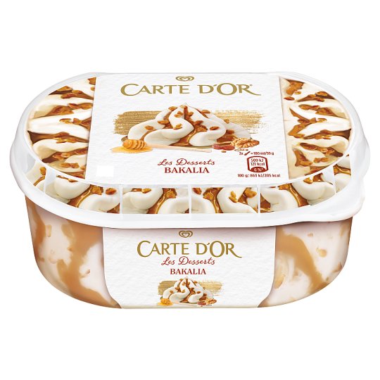 Carte D'Or Les Desserts Dried Fruits and Nuts Ice Cream 900 ml