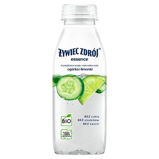 Żywiec Zdrój essence Cucumber and Lime Flavour BIO Still Drink 370 ml