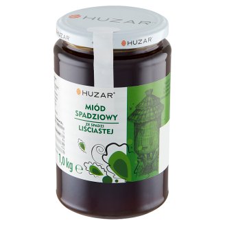 Huzar Miód pszczeli spadziowy ze spadzi liściastej 1 kg