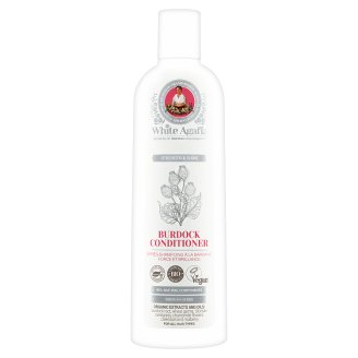 White Agafia Strength & Shine Odżywka łopianowa 280 ml