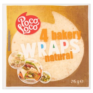 Poco Loco Tortille z mąki pszennej 245 g (4 sztuki)