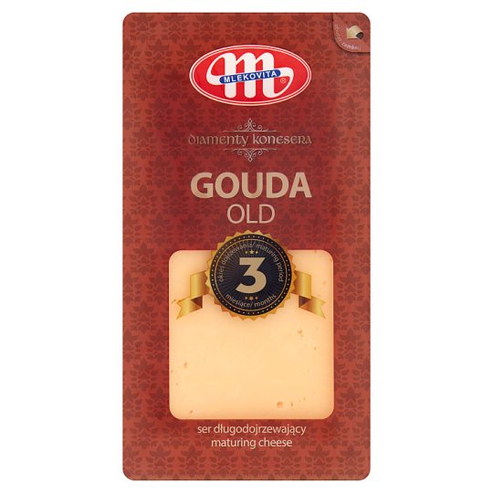 Mlekovita Diamenty Konesera Ser długodojrzewający Gouda Old 200 g
