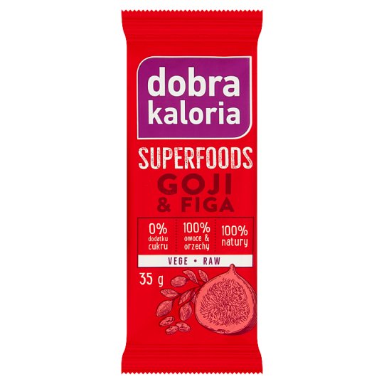 Dobra Kaloria Superfoods Baton owocowy goji & figa 35 g