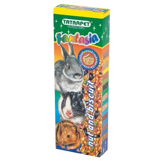 Tatrapet Fantasia Dodatkowe pożywienie dla gryzoni kolba orzechowa + kolba biszkoptowa 2 sztuki