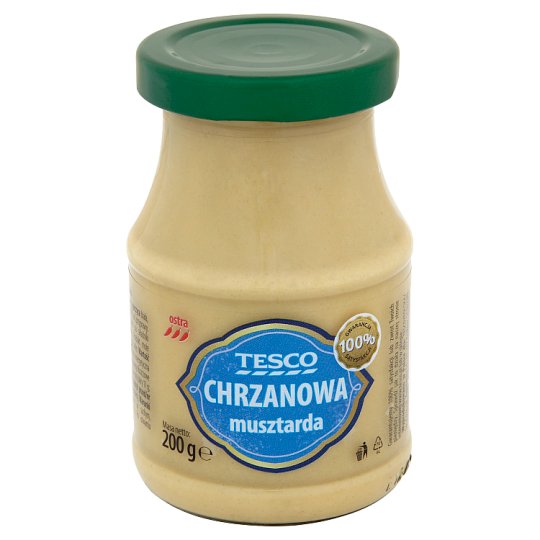 Tesco Chrzanowa musztarda ostra 200 g