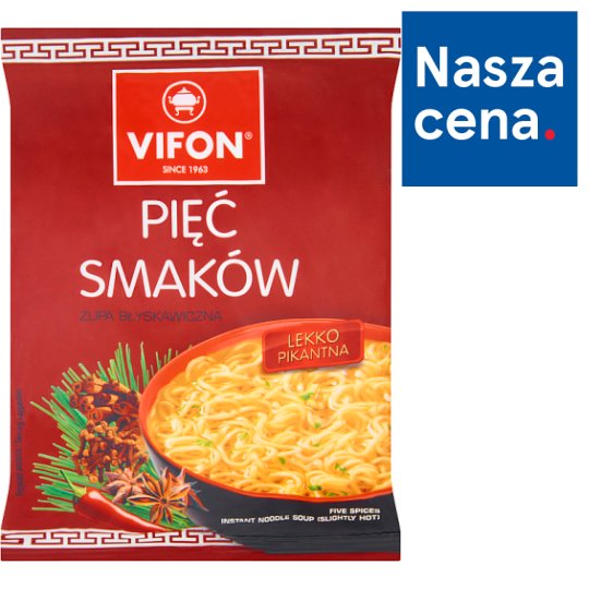 Vifon Pięć Smaków Zupa błyskawiczna 70 g