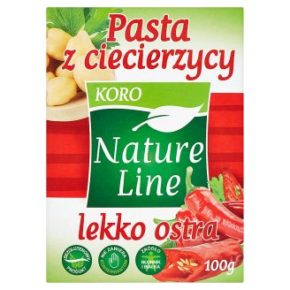 Koro Nature Line Pasta z ciecierzycy lekko ostra 100 g