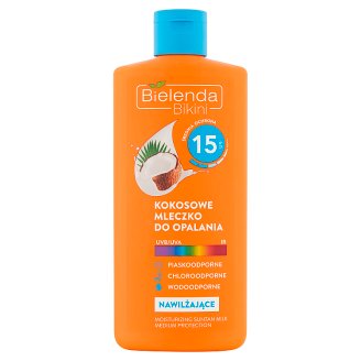 Bielenda Bikini Kokosowe mleczko do opalania SPF 15 200 ml