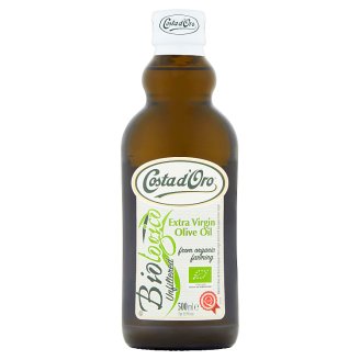 Costa d'Oro Biologico Oliwa z oliwek najwyższej jakości z pierwszego tłoczenia 500 ml