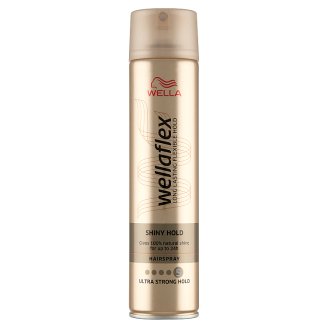 Wella Wellaflex Shiny Hold Ultra Strong Hold Lakier do włosów 250 ml