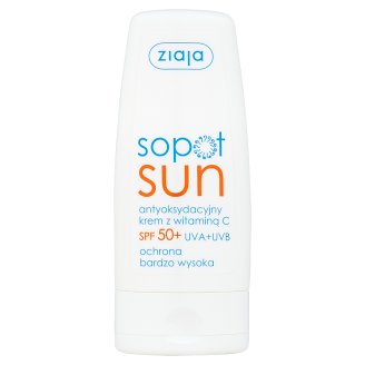 Ziaja Sopot Sun Antyoksydacyjny krem z witaminą C SPF 50+ 50 ml