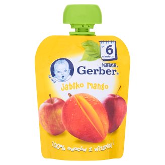 Gerber Deserek Jabłko mango po 6 miesiącu 90 g