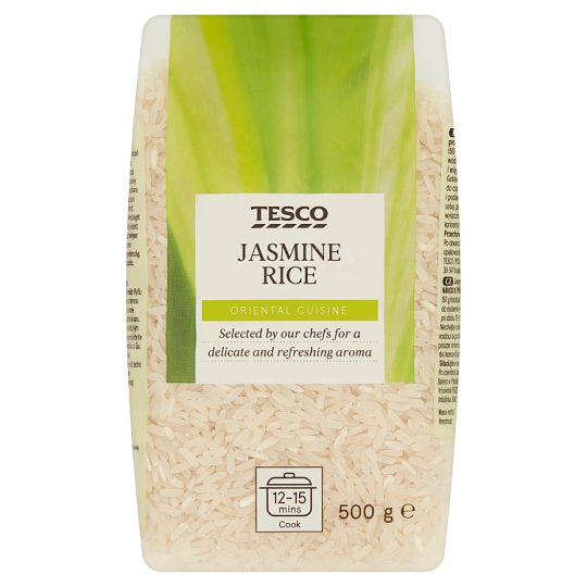 Tesco Ryż długoziarnisty biały jaśminowy 500 g