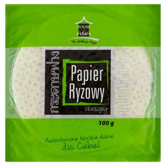 House of Asia Papier ryżowy okrągły 100 g