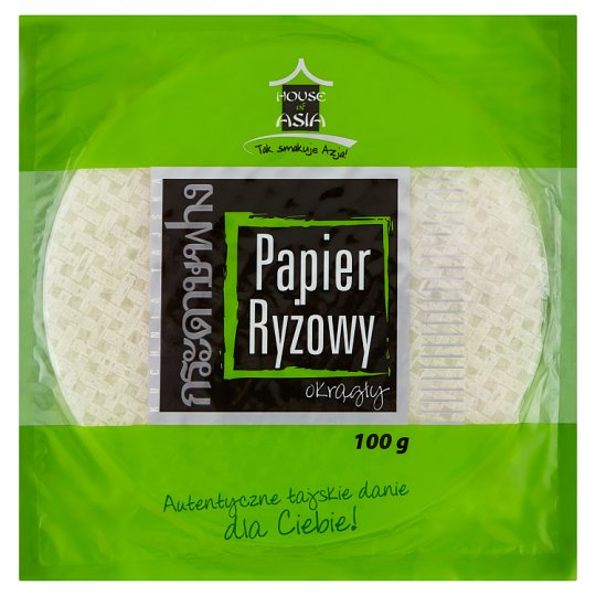 House of Asia Papier ryżowy okrągły 100 g