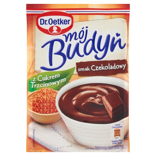 Dr. Oetker Mój budyń z cukrem trzcinowym smak czekoladowy 70 g