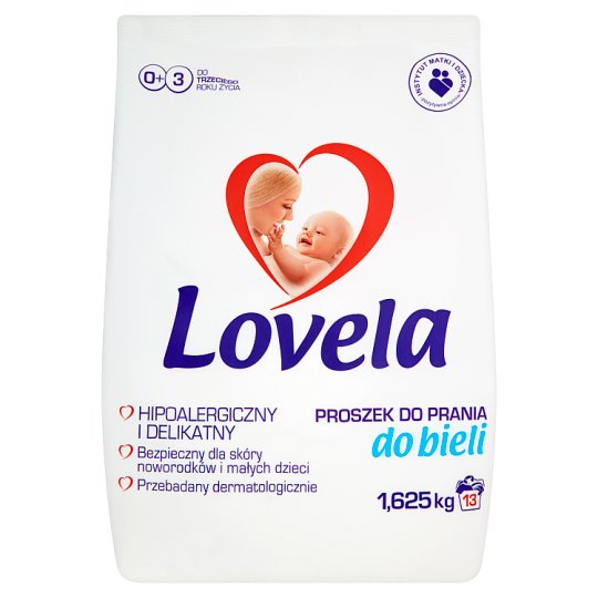 Lovela Hipoalergiczny proszek do prania do bieli 1,625 kg (13 prań)