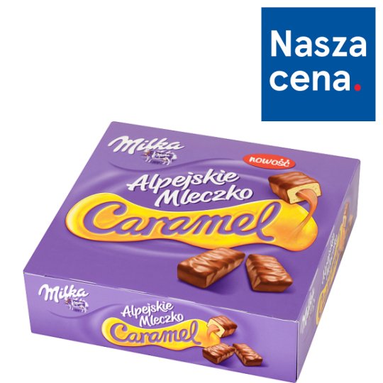 Milka Alpejskie Mleczko Caramel Vanilla Flavour Marshmallows 350 g
