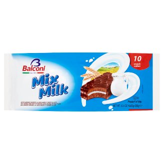 Balconi Mix Milk Torcik mix mleczny 350 g (10 sztuk)