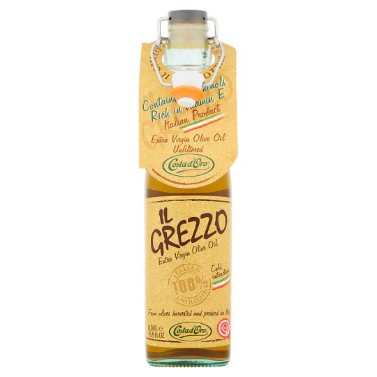 Costa d'Oro Il Grezzo Oliwa z oliwek najwyższej jakości z pierwszego tłoczenia 0,50 l