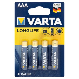 Varta Longlife AAA LR03 1,5 V Bateria alkaliczna 4 sztuki