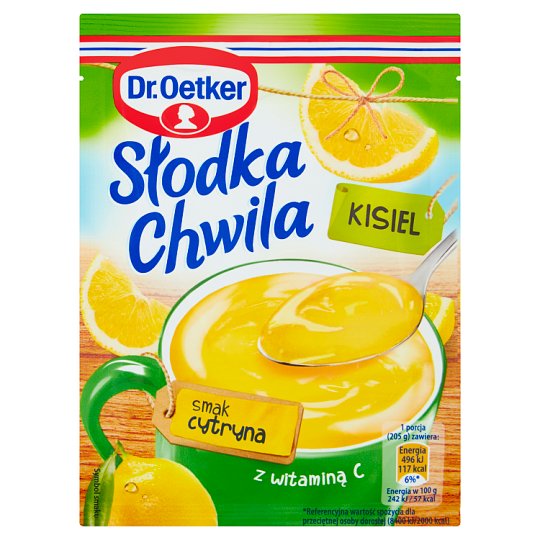Dr. Oetker Słodka Chwila Kisiel smak cytryna 30 g
