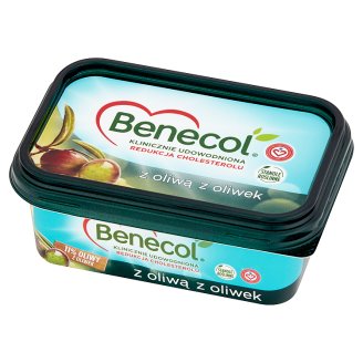 Benecol z oliwą z oliwek Tłuszcz do smarowania z dodatkiem stanoli roślinnych 225 g