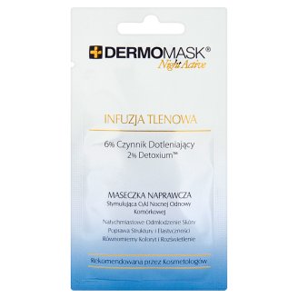 Dermomask Night Active Infuzja tlenowa Maseczka naprawcza 12 ml