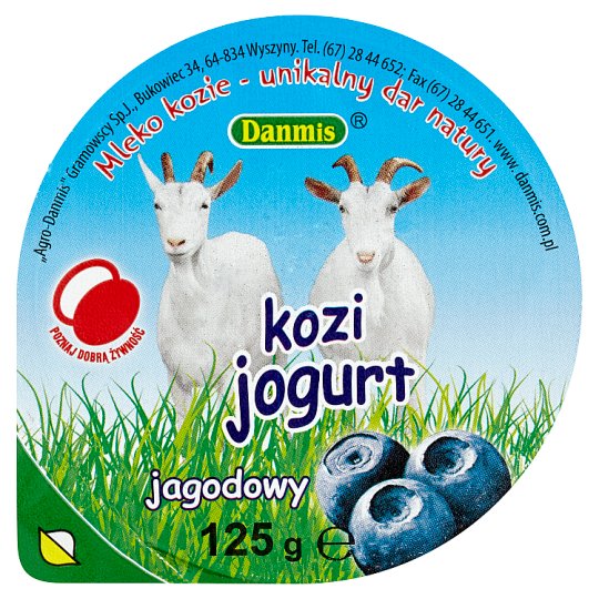 Danmis Kozi jogurt jagodowy 125 g