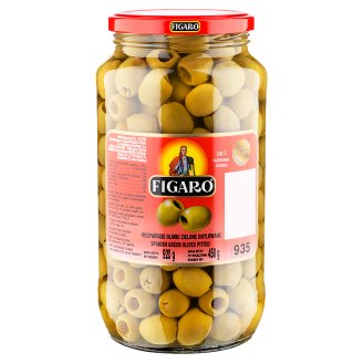 Figaro Hiszpańskie oliwki zielone drylowane 920 g