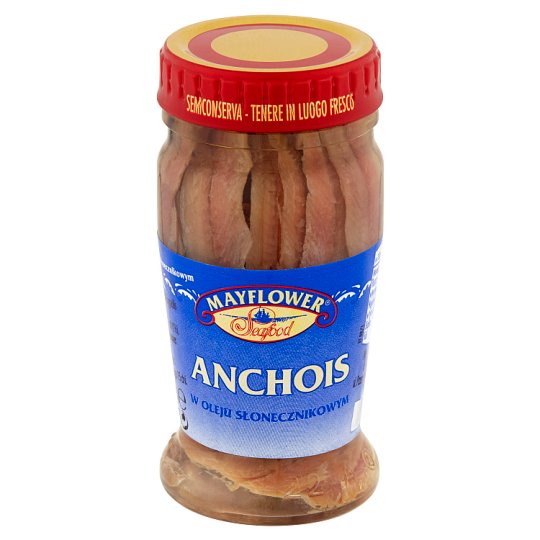 Mayflower Anchois w oleju słonecznikowym 90 g
