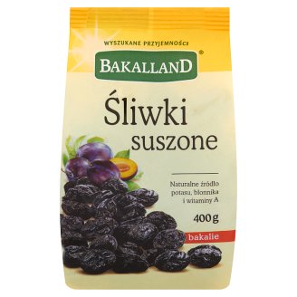 Bakalland Śliwki suszone 400 g