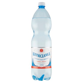 Kryniczanka Naturalna woda mineralna wysokonasycona CO2 1,5 l