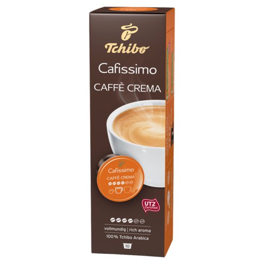 Tchibo Cafissimo Caffè Crema Rich Aroma Kawa palona mielona 76 g (10 x 7,6 g)