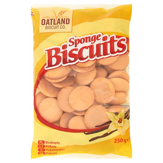 Oatland Biscuit Co. Biszkopty o smaku waniliowym 250 g